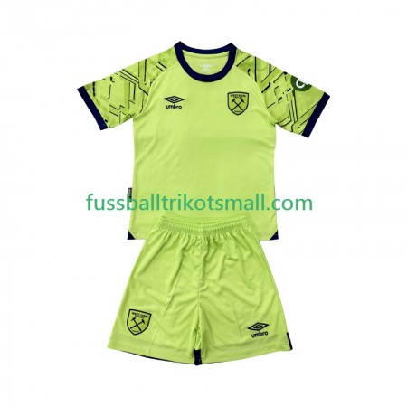 Fußballtrikots West Ham United Torwart Kinder 2025-2026 Kurzarm Heimtrikotsatz kaufen